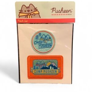 🆕 Pusheen Patch Set with Blue and Orange Designs - Summer 2020